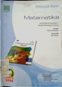 Image of Petunjuk Guru Matematika (untuk kelas VII semester 1 SMP)