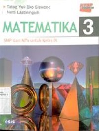 Image of Matematika 3 SMP dan Mts untuk kelas IX KTSP 2006