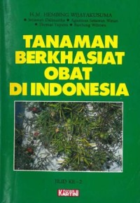 Image of Tanaman berkhasiat obat diIndonesia Jilid ke 2