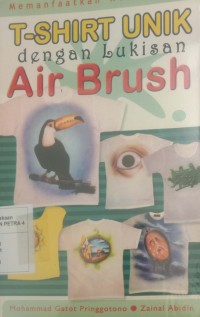 Image of T-shirt unik dengan lukisan air brush