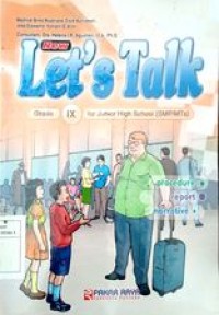 Image of New Let's Talk grade IX for junior high school (SMP/Mts)