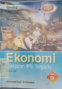 Image of Ekonomi pelajaran IPS terpadu untuk SMP Kelas IX