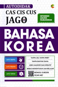 Image of Autodidak Cas Cis Cus Jago Bahasa Korea