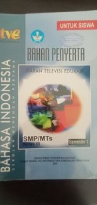 Image of Bahan Penyerta (untuk SMP/Mts kelas III) Semester 1 untuk siswa