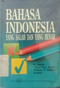 Image of Bahasa Indonesia yang salah dan benar