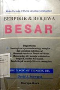 Image of Berpikir dan berjiwa besar