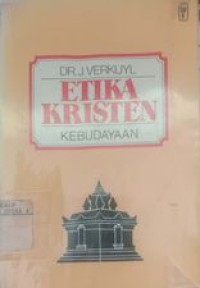 Image of Etika Kristen Kebudayaan