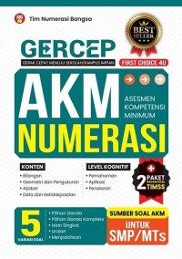 Image of Gercep AKM Numerasi: Sumber Soal AKM untuk SMP/MTs