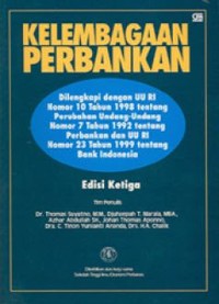 Image of Kelembagaan Perbankan Ed. 2