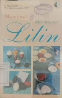 Image of Membuat dan mendekorasi lilin