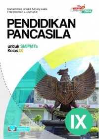 Image of Pendidikan Pancasila untuk SMP/MTs Kelas IX K-Merdeka