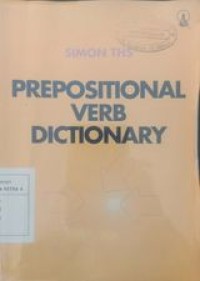 Image of Prepositional Verb Dictionary