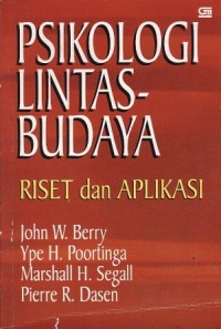 Image of Psikologi Lintas-Budaya : Riset dan aplikasi