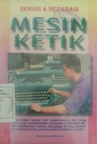 Image of Servis dan reparasi mesin ketik