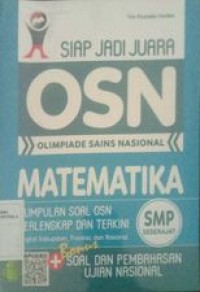 Image of Siap jadi Juara OSN Matematika  SMP Sederajat