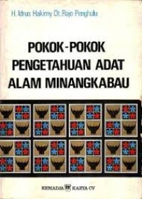 Image of Pokok-pokok Pengetahuan Adat Alam Minangkabau