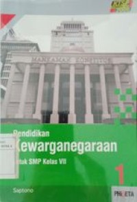 Image of Pendidikan Kewarganegaraan untuk SMP kelas VII