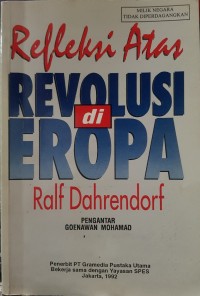 Image of Refleksi Atas Revolusi di Eropa