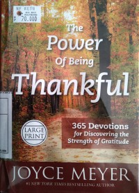 The Power of Being Thankful