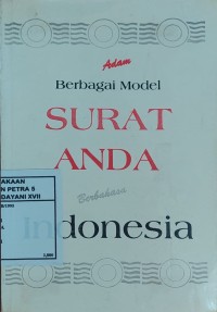 Berbagai Model Surat Anda Berbahasa Indonesia