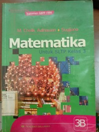 Matematika Untuk SLTP Kelas 3B