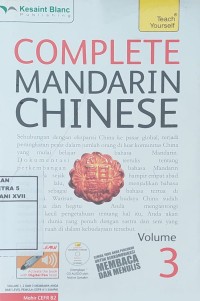 Complete Mandarin Chinese volume 3