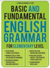 Basic and fundamental English grammar for  elementary level