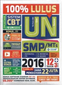 100% Lulus UN SMP/MTs 2016