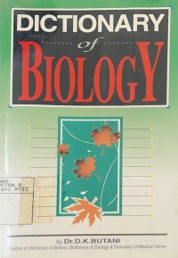 Dictionary of Biology