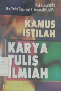 Kamus Istilah Karya Tulis Ilmiah