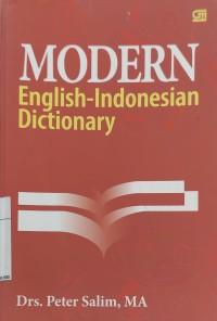 Modern English-Indonesian Dictionary