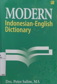 Modern Indonesian-English Dictionary