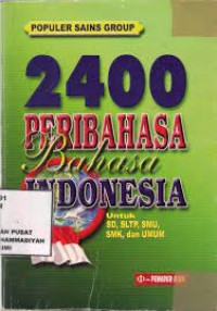 2400 Peribahasa Bahasa Indonesia