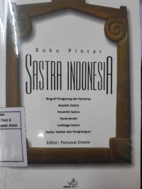 Buku Pintar Sastra Indonesia