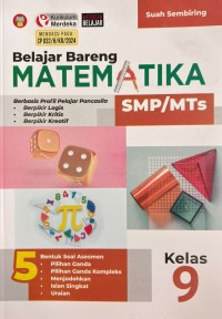 Image of Belajar Bareng Matematika SMP/MTs Kelas 9 (Kurikulum Merdeka)