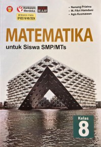 Image of Matematika untuk Siswa SMP/MTs Kelas 8 (Kurikulum Merdeka)