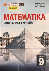 Image of Matematika untuk Siswa SMP/MTs Kelas 9 (Kurikulum Merdeka)