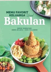 Image of Menu Favorit Keluarga untuk Bakulan