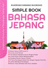 Image of Simple Book Bahasa Jepang